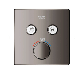 Grohe - 29141A00 - GROHTHERM SMARTCONTROL Dual Function Thermostatic Valve Trim Hard Graphite