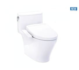 TOTO MW6423346CEFG#01 NEXUS WASHLET + S2 ONE PIECE TOILET - 1.28 GPF COTTON WHITE