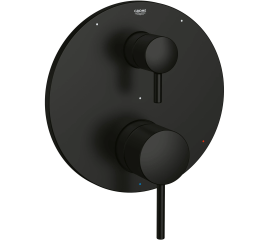 Grohe 294272430 TIMELESS PRESSURE BALANCE VALVE TRIM WITH 3-WAY DIVERTER WITH CARTRIDGE Matte Black