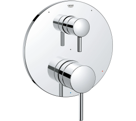 GROHE 29427000 TIMELESS PRESSURE BALANCE VALVE TRIM WITH 3-WAY DIVERTER WITH CARTRIDGE
