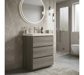 Edison 24" Single Bathroom Vanity Set Maple Grey TN-ED600-MPG