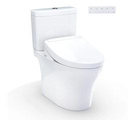 TOTO Washlet+ Aquia IV Two-piece Elongated Dual Flush 1.28 And 0.9 GPF Toilet And Washlet S5 Bidet SeatTOTO Washlet+ Aquia IV Two-piece Elongated Dual Flush 1.28 And 0.9 GPF Toilet And Washlet S5 Bidet SeatTOTO Washlet+ Aquia IV Two-piece Elongated Dual Flush 1.28 And 0.9 GPF Toilet And Washlet S5 Bidet Seat