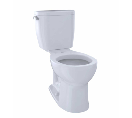 TOTO Entrada 1.28 GPF Close Coupled Round Toilet - Less Seat