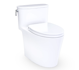 TOTO MS686234CEFG#01 AURORA ONE-PIECE TOILET - SLIM SEAT 1.28 GPF COTTON
