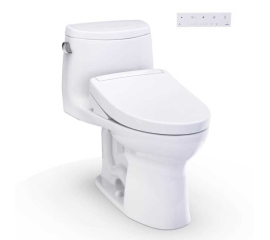 TOTO MW6043446CEFG#01 ULTRAMAX II WASHLET +S5 ONE-PIECE TOILET - 1.28 GPF COTTON
