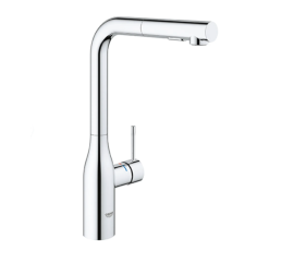 GROHE 30271000 Essence Single-Handle Pull-Out Kitchen Faucet Dual Spray 1.75 GPM (6.6 L/min) GROHE StarLight Chrome