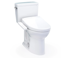 TOTO DRAKE WASHLET + S2 TWO PIECE TOILET - 1.28 GPF COTTON WHITETOTO DRAKE WASHLET + S2 TWO PIECE TOILET - 1.28 GPF COTTON WHITE