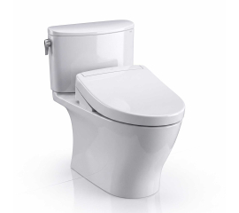 TOTO Washlet+ Nexus Two-piece Elongated 1.28 GPF Toilet With S5 Bidet Seat