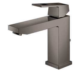Grohe Eurocube 1.2 GPM Single Hole Bathroom Faucet with SilkMove, StarLight, EcoJoy, and QuickFix Technologies - Includes Drain AssemblyGrohe Eurocube 1.2 GPM Single Hole Bathroom Faucet with SilkMove, StarLight, EcoJoy, and QuickFix Technologies - Includes Drain Assembly