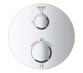 Grohe Grohtherm Single-Function Thermostatic Valve Trim - Less Rough In 24107000