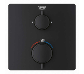 Grohe Grohtherm Thermostatic Valve Trim Only with Dual Lever Handles and Volume Control - Less Rough In