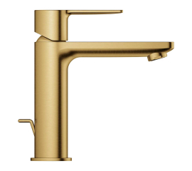 Grohe 23794GNA LINEARE Single Hole Single-Handle S-Size Bathroom Faucet, 1.2 GPM (4.5 L/min) Brushed Cool Sunrise