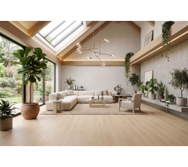 Meadival Natural Summery Engineered Wood Floor with 8 -Layers 9" x75"x 5/8"