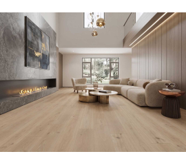 Meadival Winter Glacier Engineered Wood Floor with 8 -Layers 3/4'' x 9.5'' x 87''