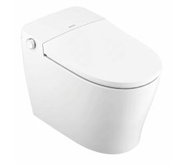 Moen ET900 2-Series 1 GPF One Piece Elongated Chair Height Toilet with Auto/Remote Flush - Bidet Seat Included