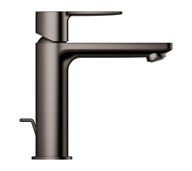 Grohe 23794A0A LINEARE Single Hole Single-Handle S-Size Bathroom Faucet, 1.2 GPM (4.5 L/min) Hard Graphite