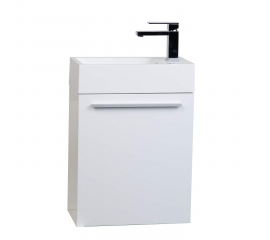 18" Bathroom Vanity Set Glossy White TN-T460-HGW