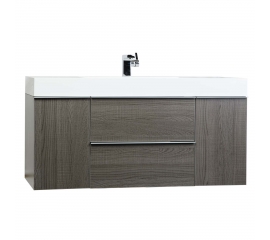 47.25"  Wall Mount Contemporary Bathroom Vanity  Oak RS-R1200-OAK