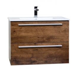 Nola 29.5" Wall-Mount Modern Bathroom Vanity Rose Wood TN-T750C-RW