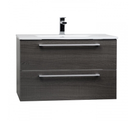 Caen 32" Wall-Mount Modern Bathroom Vanity Oak Optional Mirror RS-DM800-OAK