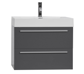 27" Single Bathroom Vanity Set in High Gloss Grey TN-T690-HGCG