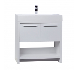 LODI 32" Modern Bathroom Vanity  Glossy White TN-L800-HGW