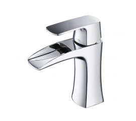 CBI Rainier Single Control Bathroom Waterfall Faucet in Chrome AV-BF02CH