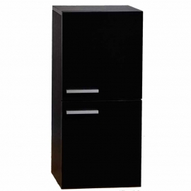 12 Inch Linen Side Cabinet with Two Doors in Walnut TN-T690-SC-BK