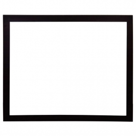 Framed Wall Mirror 31.5 in. W x 26.5 in. H Black Finish TN-800-M-BK