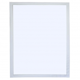Framed Wall Mirror 31.5 in. W x 29.5 in. H High Gloss White Finish TN-800-M-HGW