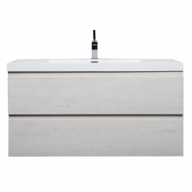 Angela 41.9" Wall-Mount Bathroom Vanity  Birch White TN-AG1065-BW