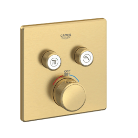 Grohe - 29141GN0 - Dual Function Thermostatic Valve Trim Brushed Cool Sunrise