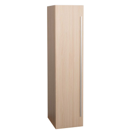 16" x 67" Wall Mounted Linen Cabinet,  White Oak