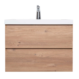 Angela 30" Wall-Mount Bathroom Vanity ,White Oak TN-AG750-RO