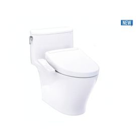 TOTO MW6423346CEFG#01 NEXUS WASHLET + S2 ONE PIECE TOILET - 1.28 GPF COTTON WHITE