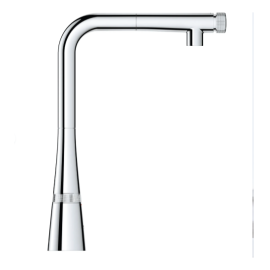 GROHE ZEDRA 31559002 GROHE Zedra SmartControl Pull-Out Single Spray Kitchen Faucet 1.75 GPM (6.6 L/min) GROHE StarLight Chrome