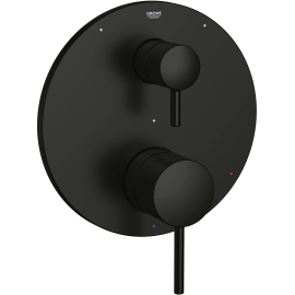 Grohe 294272430 TIMELESS PRESSURE BALANCE VALVE TRIM WITH 3-WAY DIVERTER WITH CARTRIDGE Matte Black
