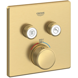 Grohe - 29141GN0 - GROHTHERM SMARTCONTROL Dual Function Thermostatic Valve Trim Brushed Cool Sunrise