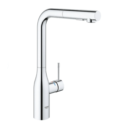 GROHE 30271000 Essence Single-Handle Pull-Out Kitchen Faucet Dual Spray 1.75 GPM (6.6 L/min) GROHE StarLight Chrome