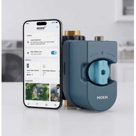 Moen Flo by Moen 3/4" in. Smart Water Shutoff with Water Monitoring and Remote Automatic Shutoff
