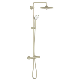 Grohe Euphoria Thermostatic Shower System with Shower Head, Hand Shower, Slide Bar, Shower Arm, and Hose