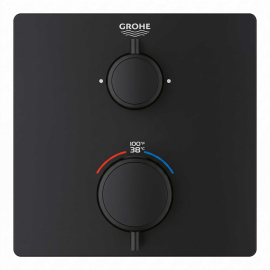 Grohe Grohtherm Thermostatic Valve Trim Only with Dual Lever Handles and Volume Control - Less Rough In