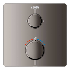 Grohe Grohtherm Thermostatic Valve Trim Only with Dual Lever Handles and Volume Control - Less Rough In 24111A00