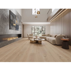 Meadival Winter Glacier Engineered Wood Floor with 8 -Layers 3/4'' x 9.5'' x 87''