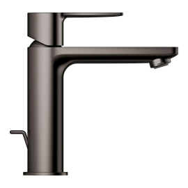 Grohe 23794A0A LINEARE Single Hole Single-Handle S-Size Bathroom Faucet, 1.2 GPM (4.5 L/min) Hard Graphite