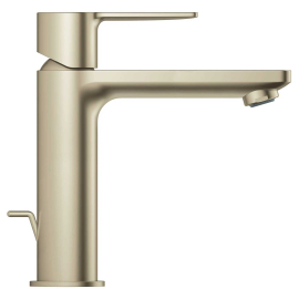Grohe 23794ENA LINEARE Single Hole Single-Handle S-Size Bathroom Faucet, 1.2 GPM (4.5 L/min) Brushed Nickel Infinity Finish