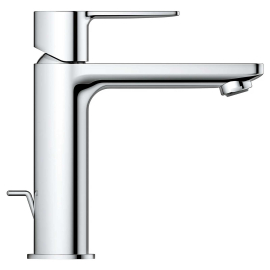 Grohe 2379400A LINEARE Single Hole Single-Handle S-Size Bathroom Faucet, 1.2 GPM (4.5 L/min) GROHE StarLight Chrome