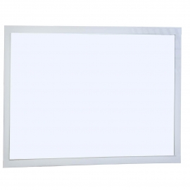 Framed Wall Mirror 31.5 in. W x 29.5 in. H High Gloss White Finish TN-800-M-HGW