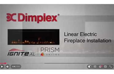 How to Install a Linear Electric Fireplace | Dimplex
