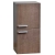 12 Inch Brown Linen Side Cabinet TN-T690-SC-GO